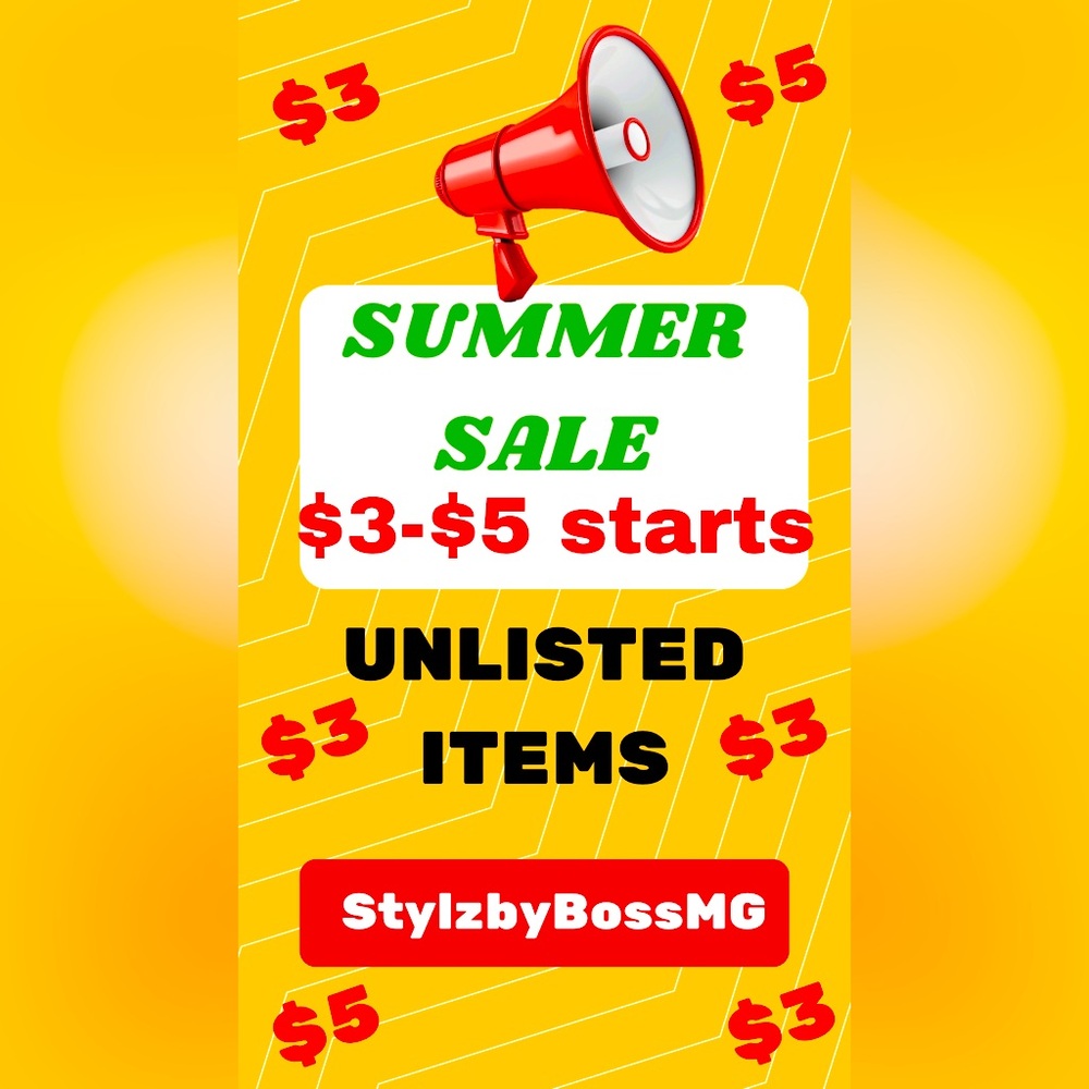 Summer Sale $5- Thank you 🫶🏼